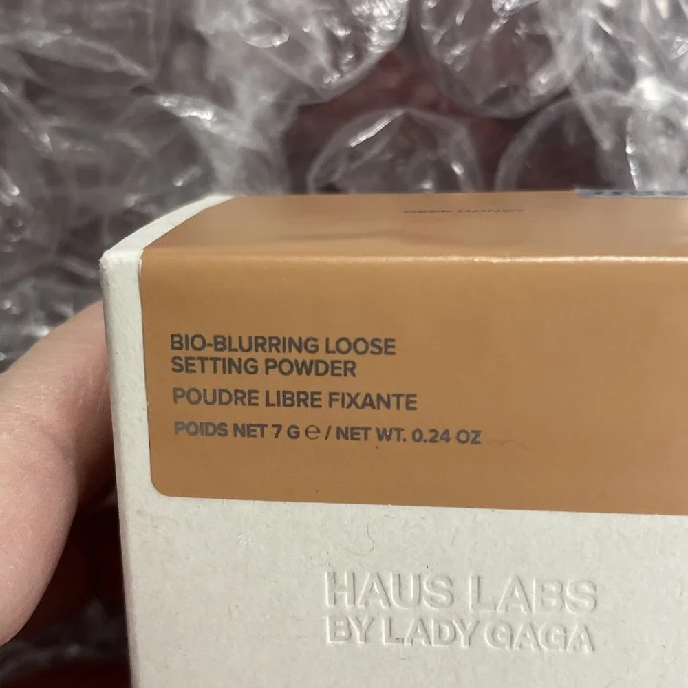 Haus Labs Bio-Blurring Loose Setting Powder Deep Honey‎ • Talc-Free • NEW NIB